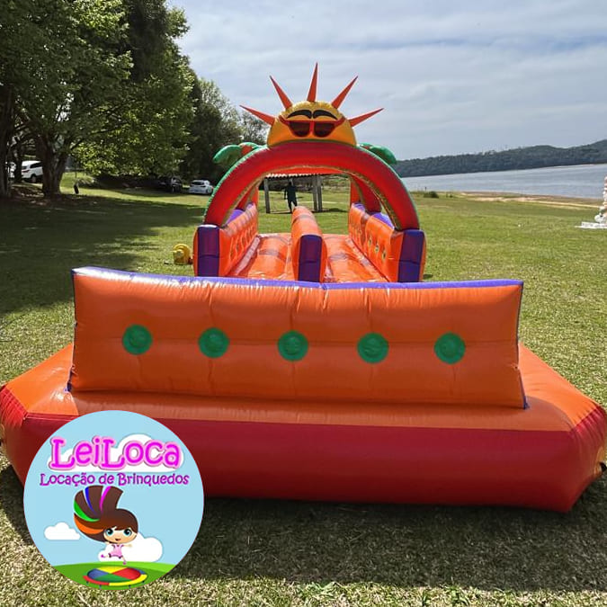 aluguel de escorregador radical inflável